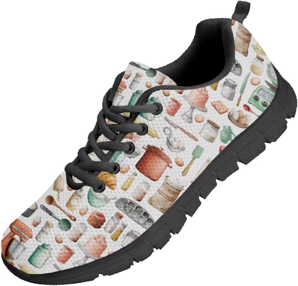 

Мужские кроссовки Funnydude Funny Print для бега, весенние повседневные кеды, легкие и дышащие, Cartoon Sewing Machine