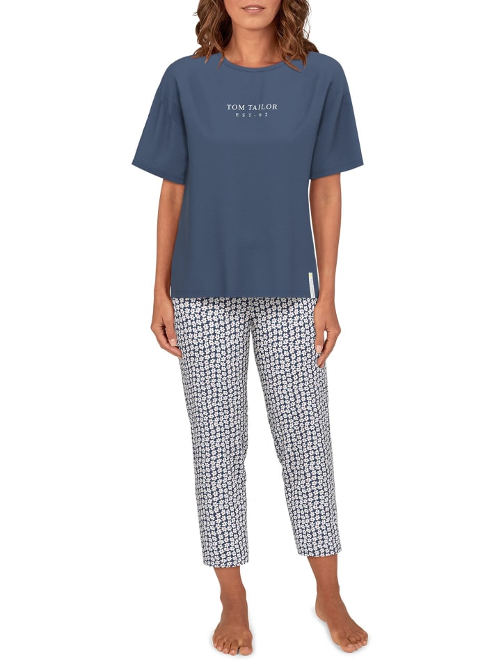 

Tom Tailor Пижама Westport темно-синего цвета