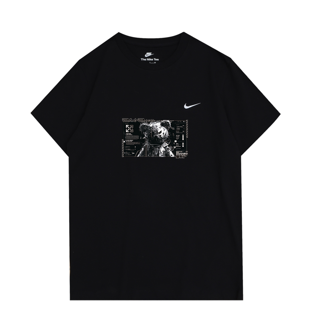 

Nike Спортивная футболка унисекс черная, Черный, Nike Спортивная футболка унисекс черная