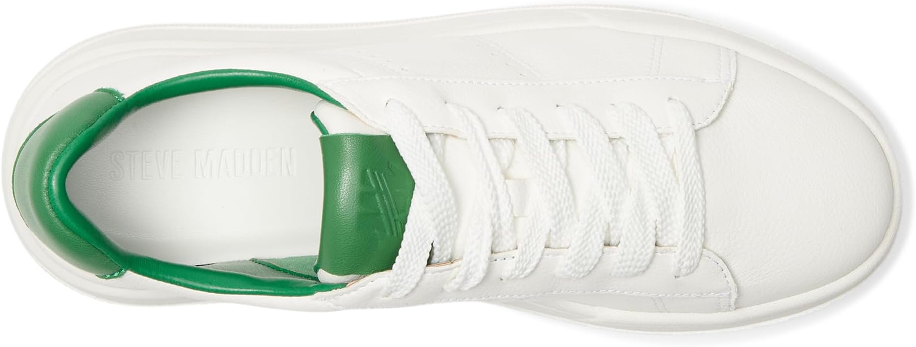 Кроссовки Steve Madden Marvin, цвет White/Green — фото 2