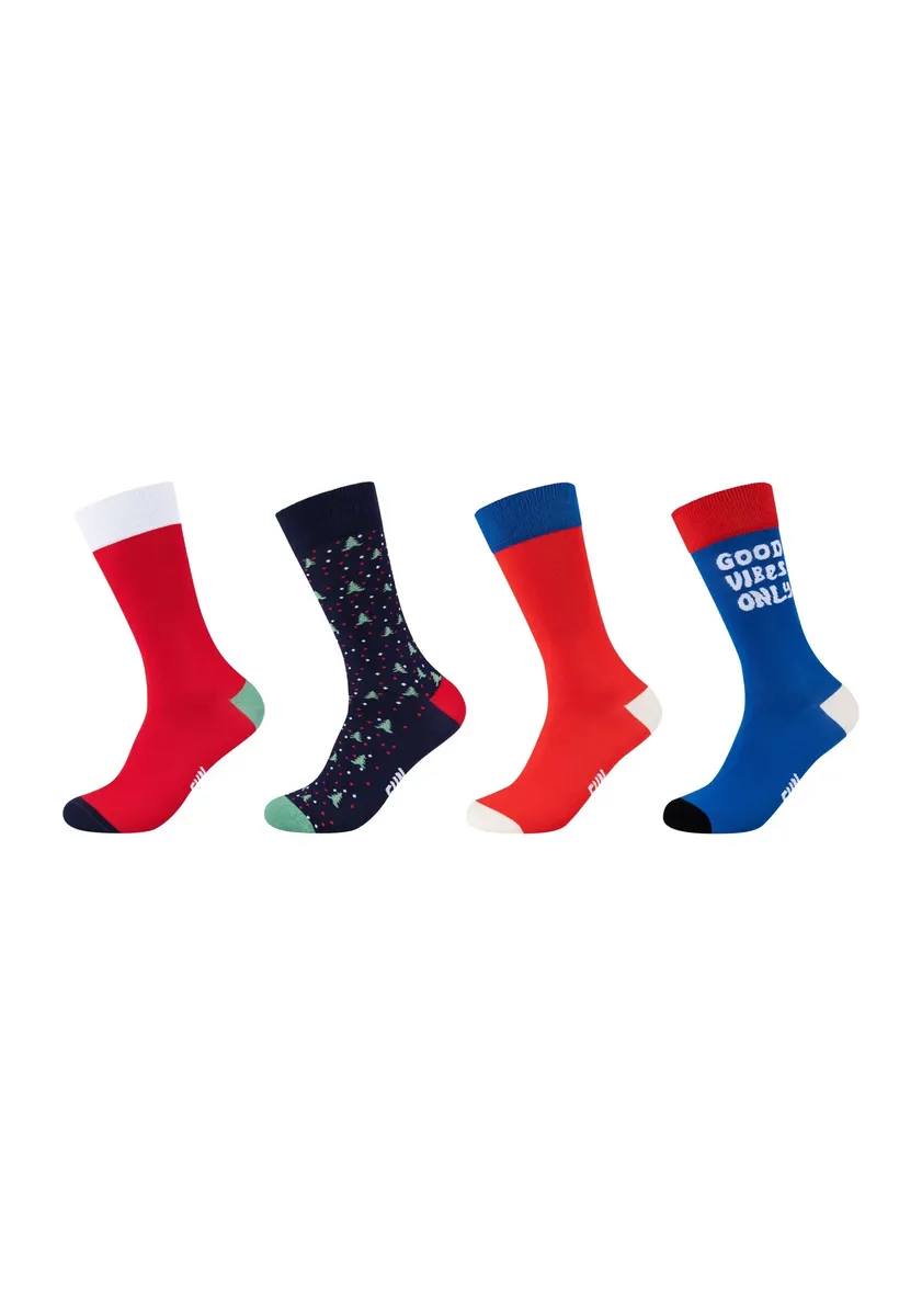 

Носки Fun Носки "Носки, набор из 4 шт." Fun Socks, синий