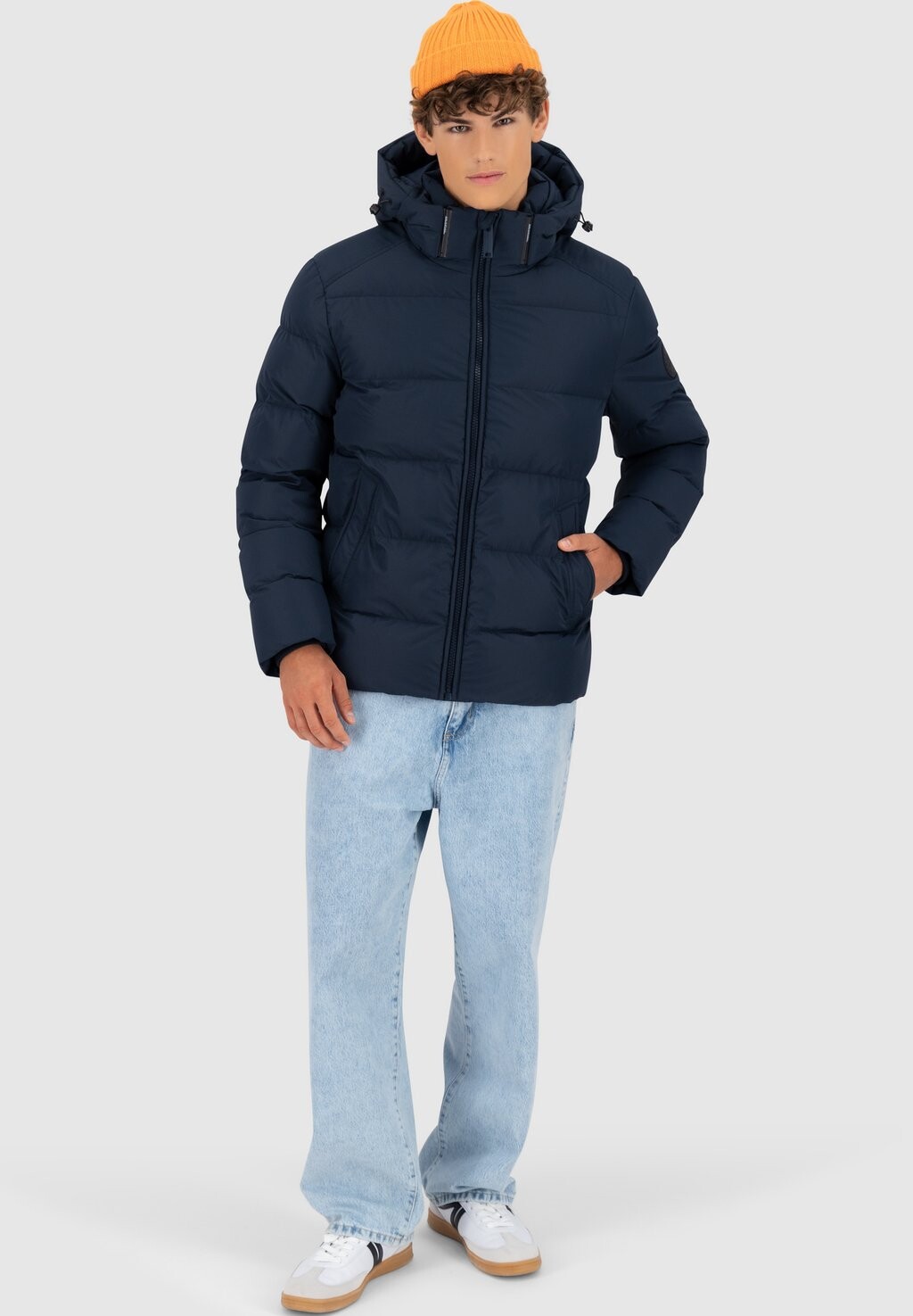 

Зимняя куртка DAMIANAK A PUFFER alife & kickin, темно-синий