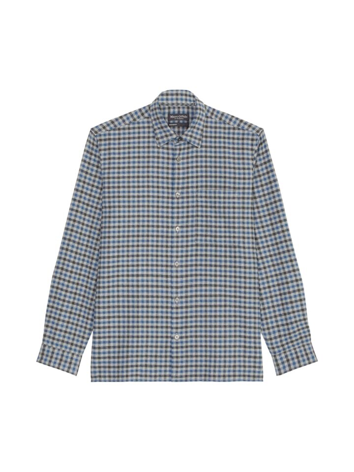 

Рубашка Marc O'Polo Hemd regular, цвет mulit/navy gray