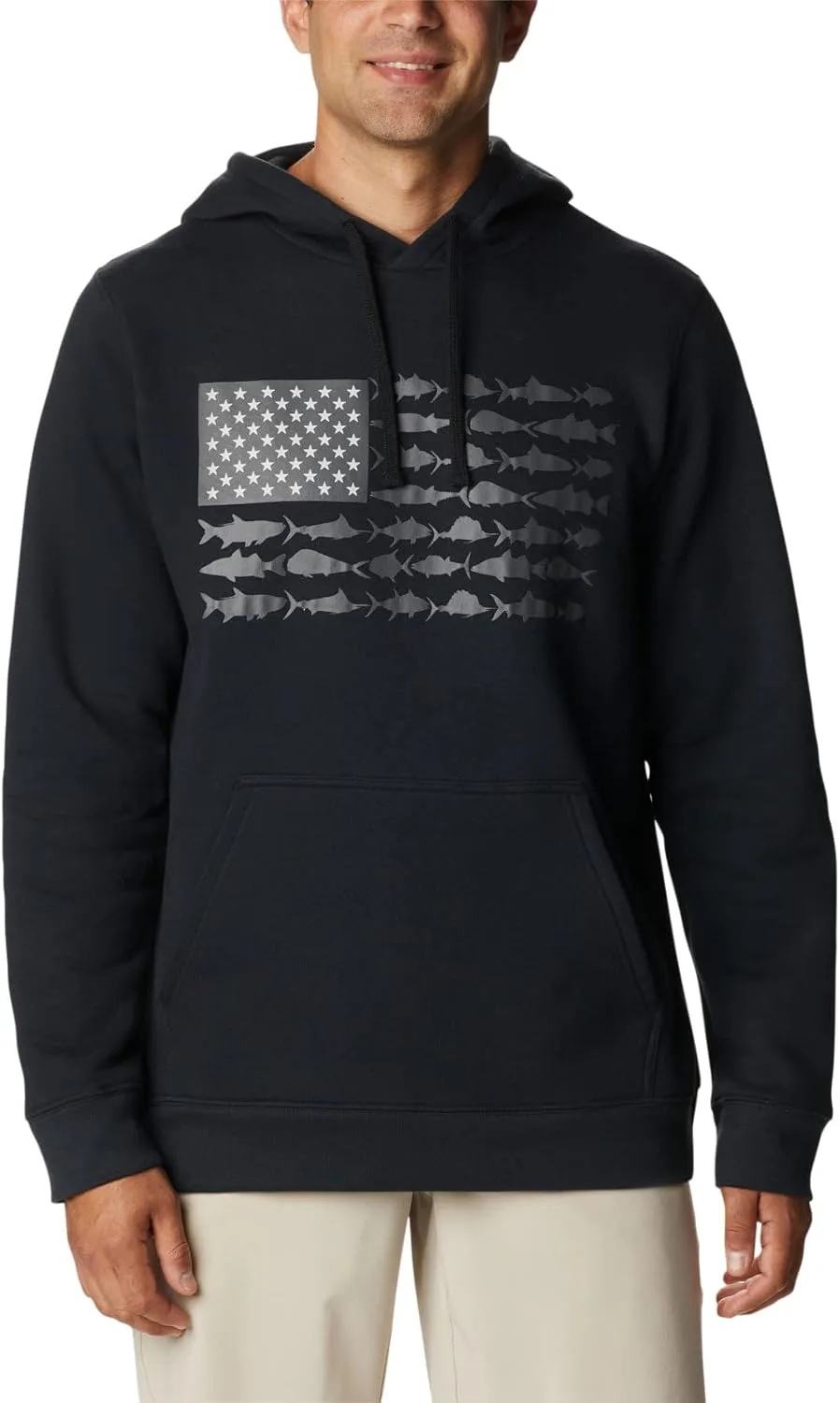 

Columbia мужская толстовка PFG Fish Flag II