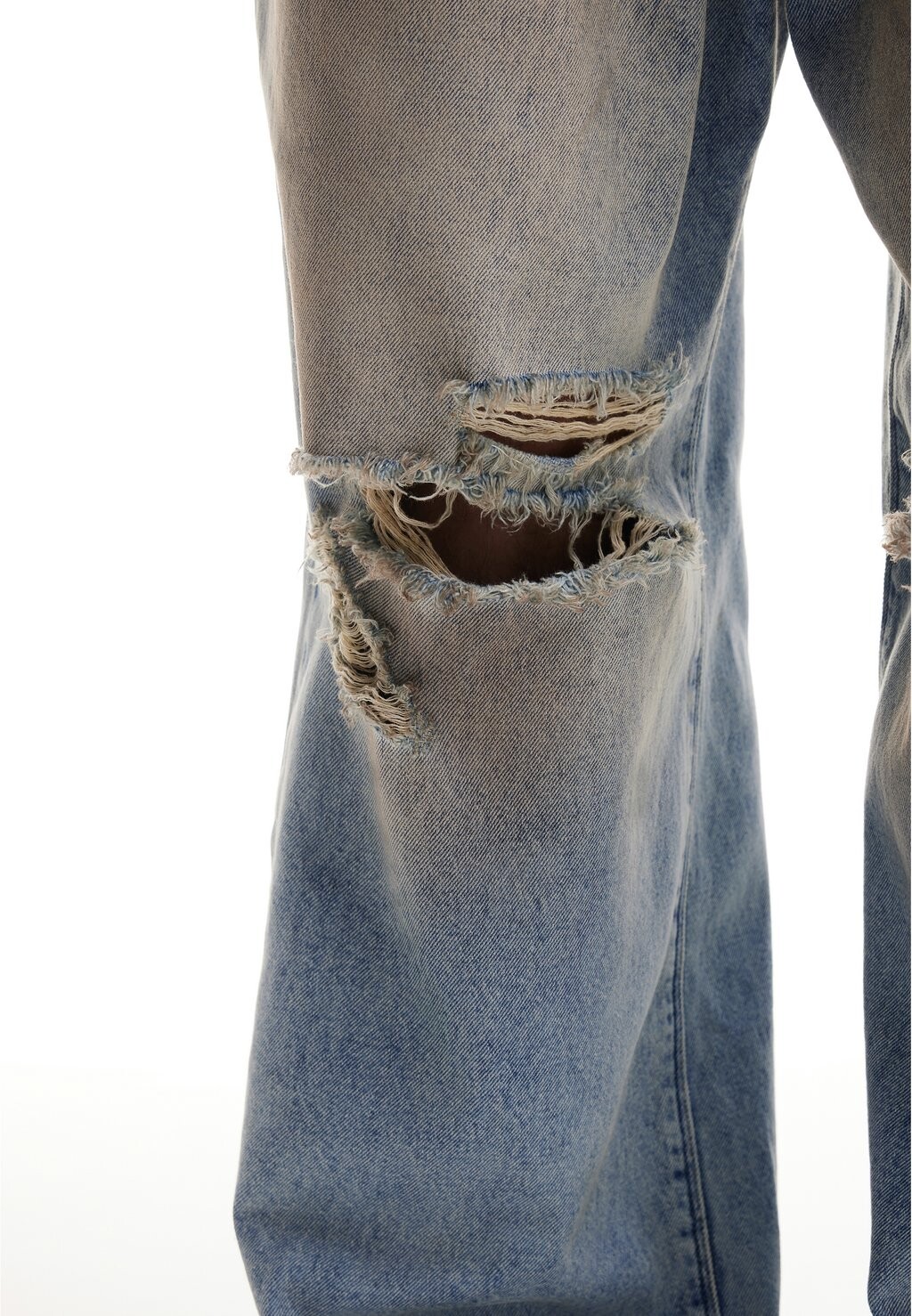 

Джинсы свободного кроя HEAVY BAGGY DISTRESSED DIRT WASH UNISEX FAVELA, деним