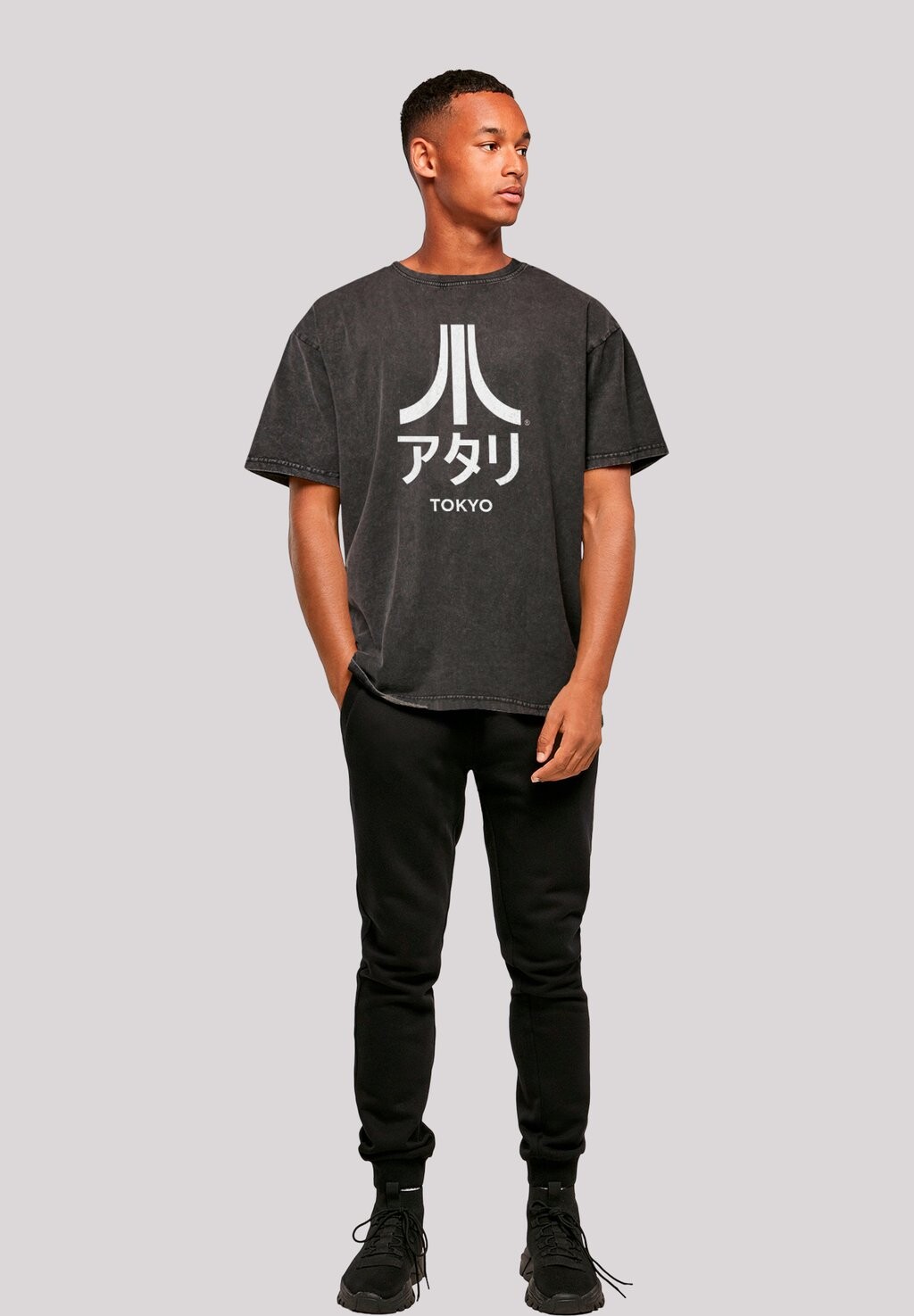

Футболка с принтом ATARI TOKYO RETRO ARCADE GAMES F4NT4STIC, черный