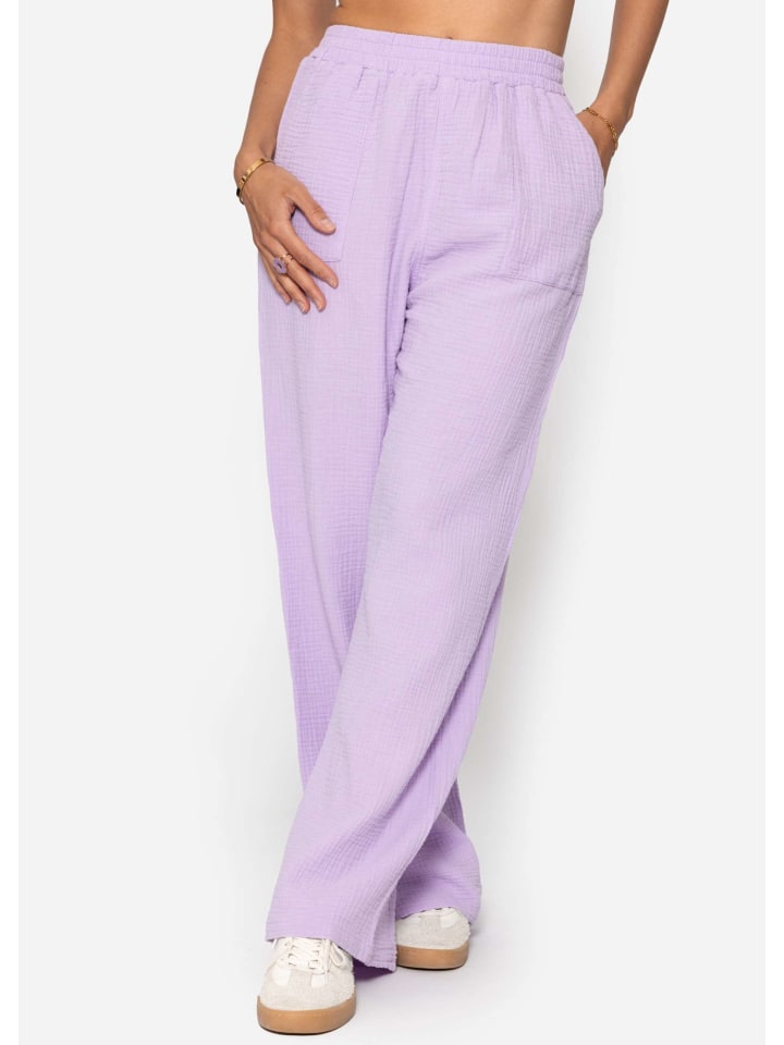 

Тканевые брюки SASSYCLASSY, сиреневый