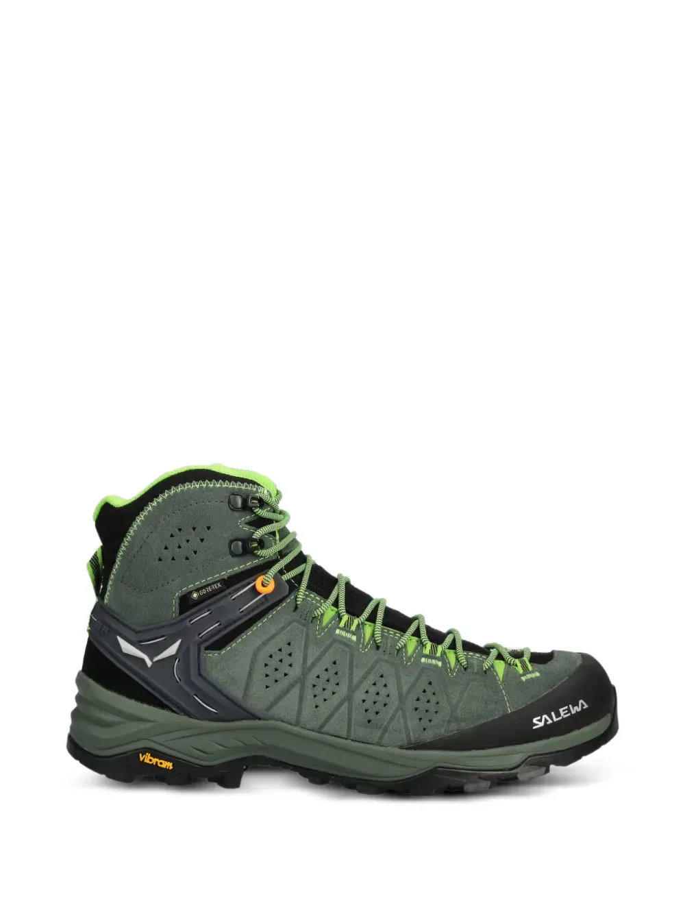 Кроссовки Alp с перфорацией Salewa, зеленый