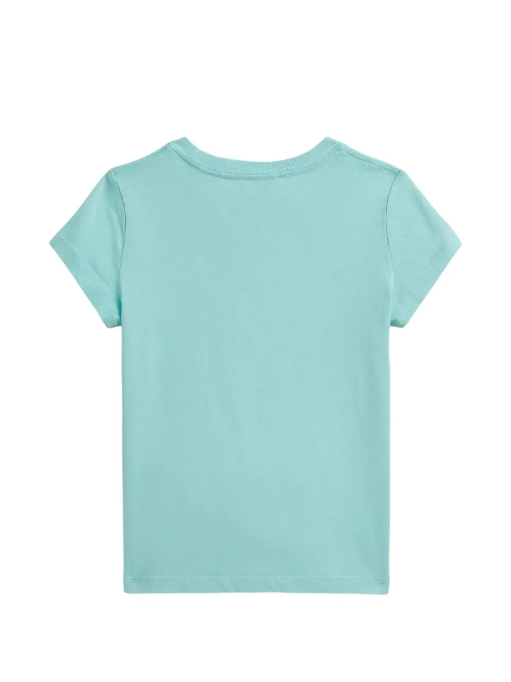 Хлопковая футболка с принтом Polo Ralph Lauren Kids, синий — фото 2