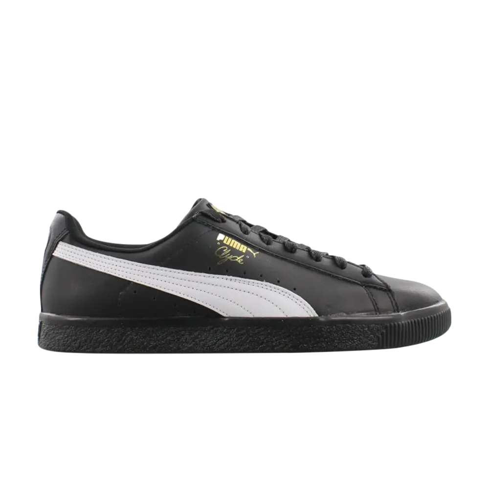 

Кроссовки Clyde Core Leather Foil Puma, черный