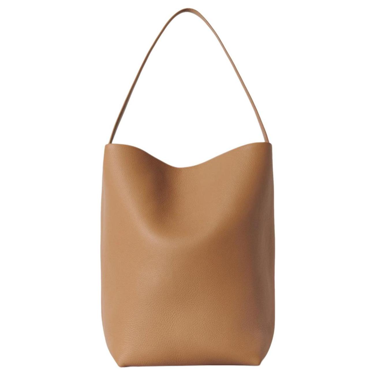 

Сумка-ведро, сумка-шоппер, сумка для покупок, сумка через плечо, женская сумка-туба N/S Park Leather Cinnamon THE ROW