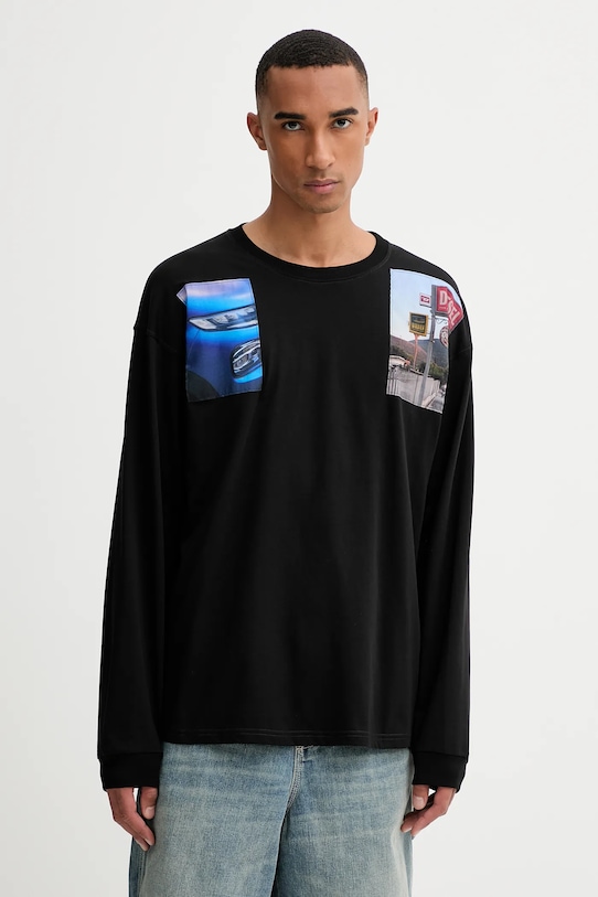 

Хлопок с длинным рукавом T-BOXT-LS-T5 Diesel, черный