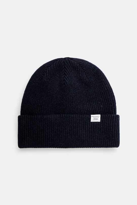 

Шерстяная шапка Norse Beanie N95-0569 7002 Norse Projects, темно-синий
