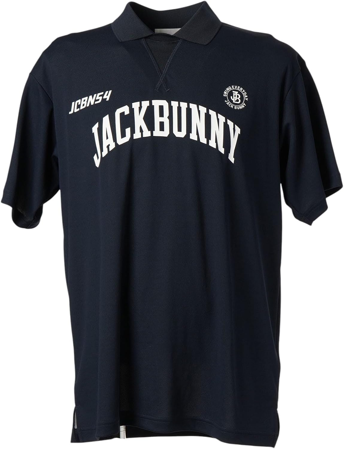 

Мужская поло-рубашка Jack Bunny 262-5160523 с коротким рукавом (двусторонняя сетчатая ткань, дышащая, для игры в гольф), темно-синий