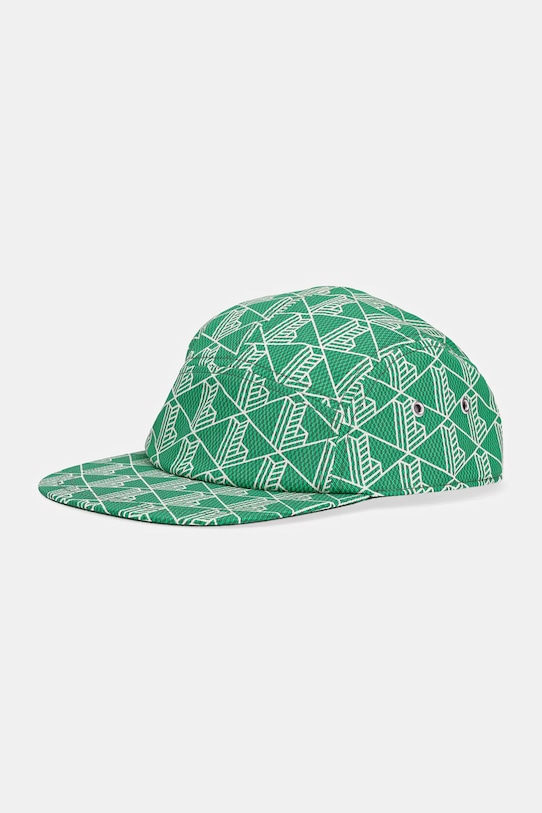 

Хлопковая кепка с козырьком Lacoste, зеленый