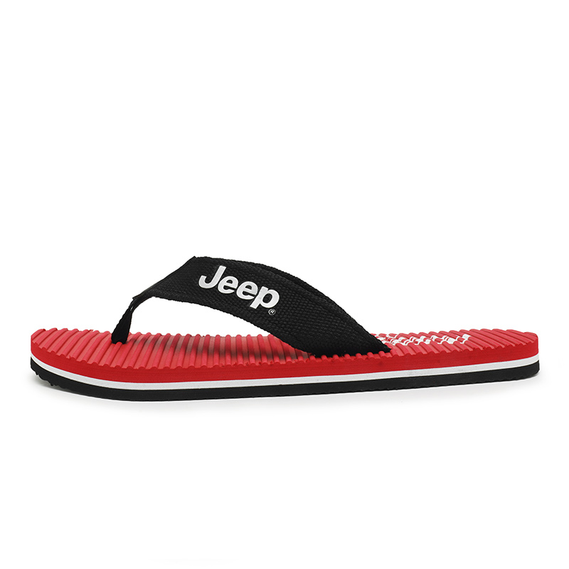 

Jeep Износостойкие нескользящие шлепанцы мужские красные
