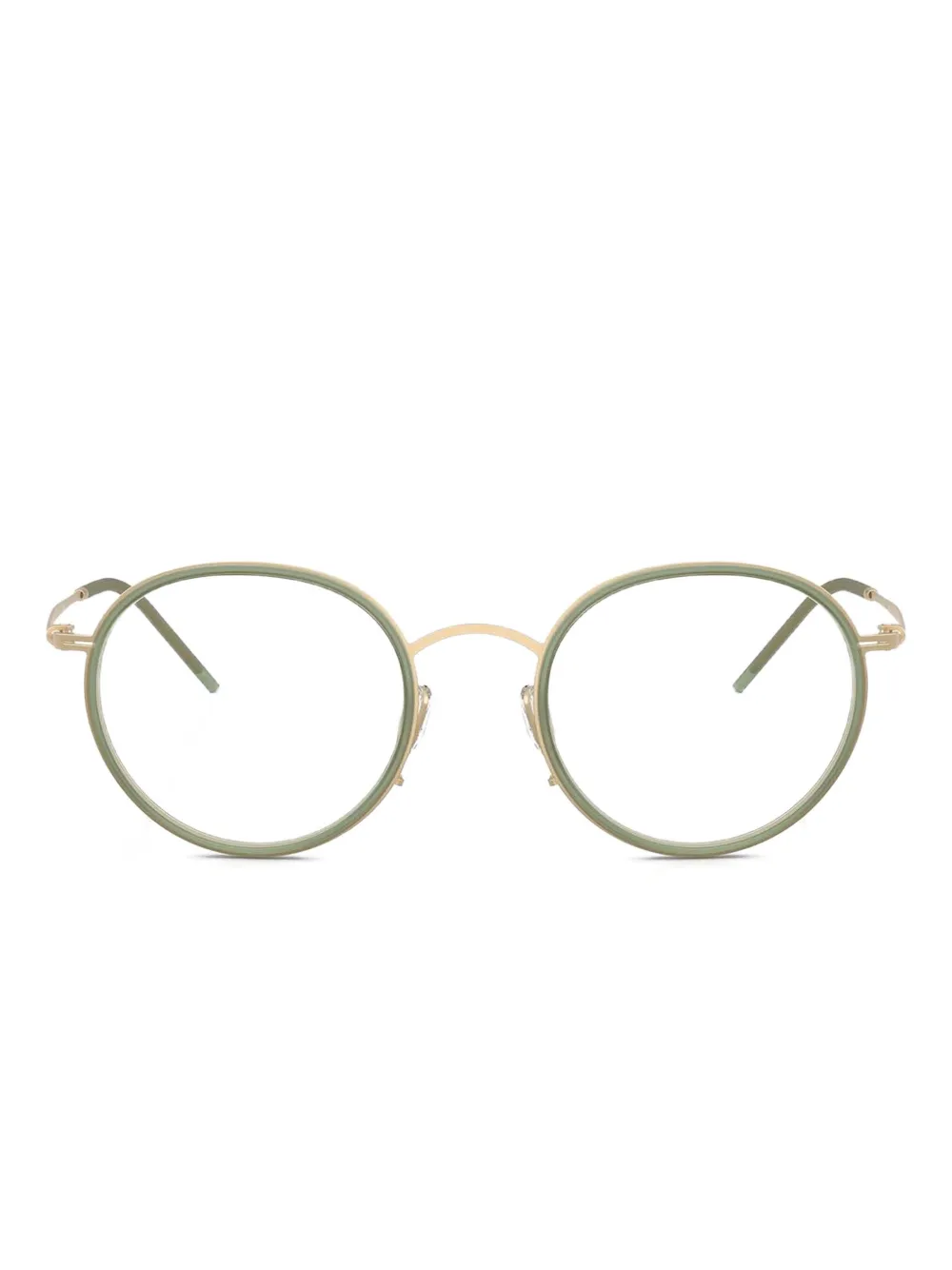 

Очки в круглой оправе Giorgio Armani, золотистый