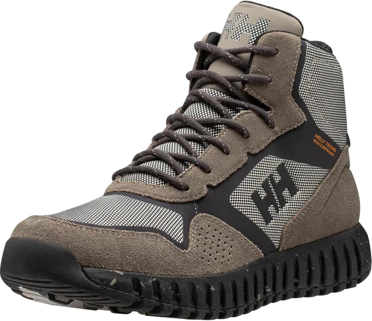 

Мужские водонепроницаемые походные ботинки Helly-Hansen Monashee ULLR HELLY TECH, швы HH Seam-Shield, премиальная замша, кожа LWG, DWR без PFC, черный