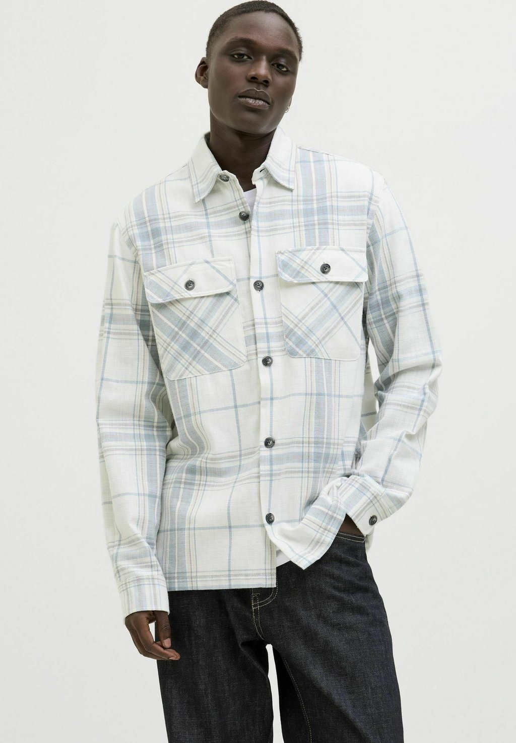 

Рубашка COMFORT Jack & Jones PREMIUM, темно-синий