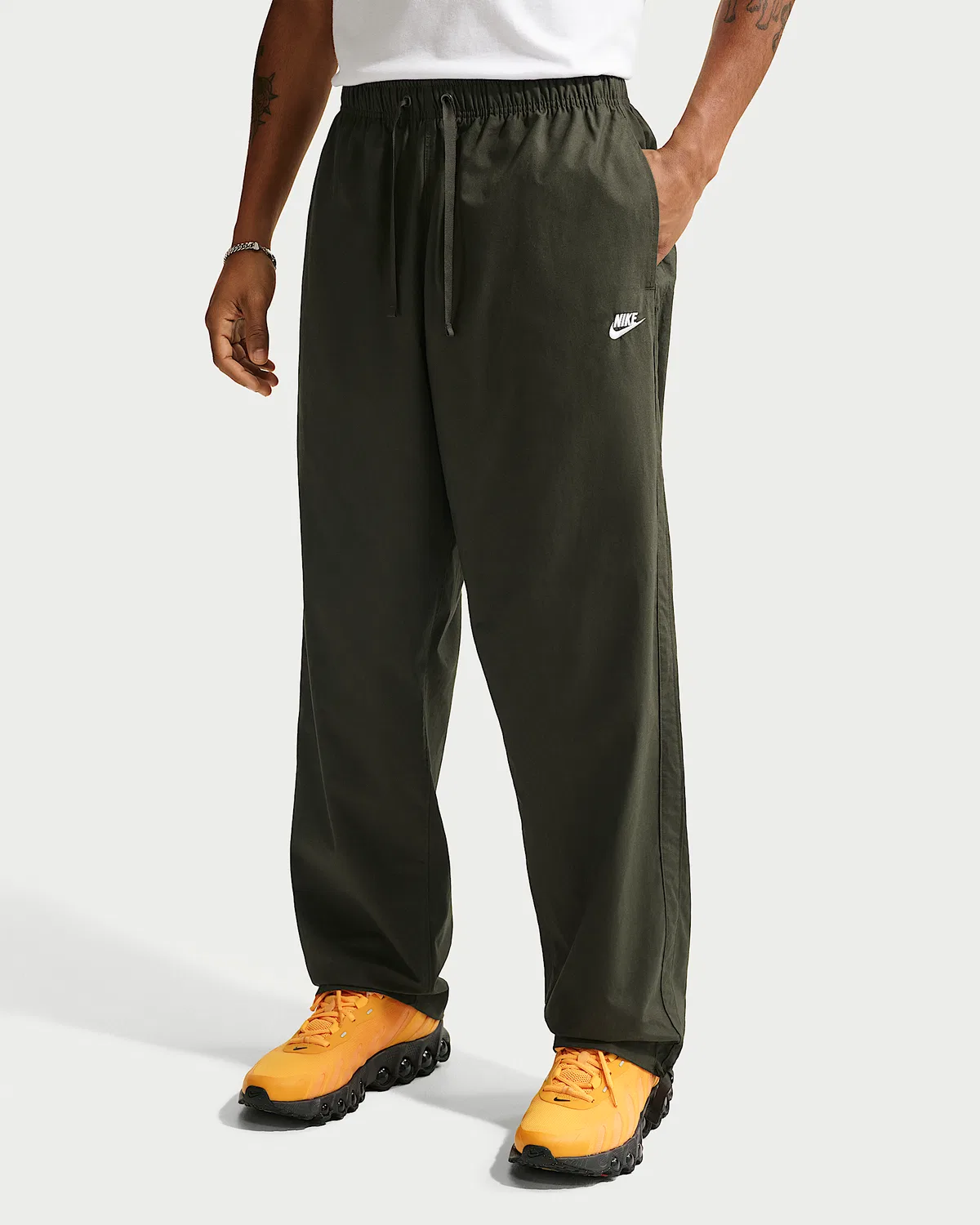 Мужские штаны Nike Sportswear Club, Sequoia/White — фото 2