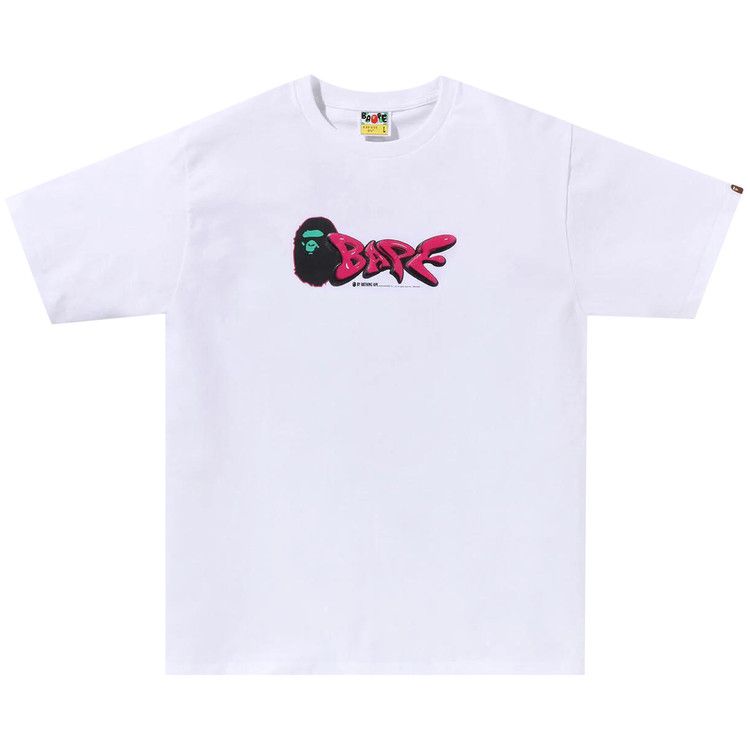 

Футболка BAPE 3D Art Bape Logo Tee, White