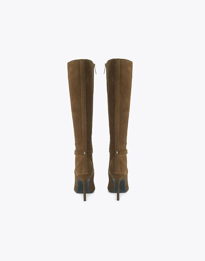 Сапоги KG Kurt Geiger Sky из замши коричневого цвета — фото 4