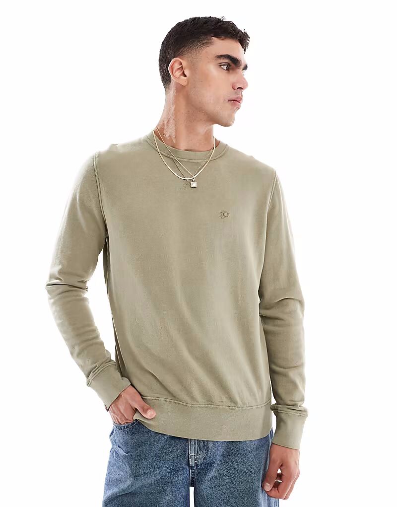 

Свитшот Superdry Classic Essential цвета светло-зеленого хаки