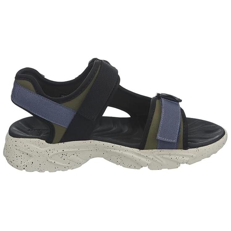 Пляжные сандалии Stamina Sandal мужские оливково-черные Skechers — фото 2