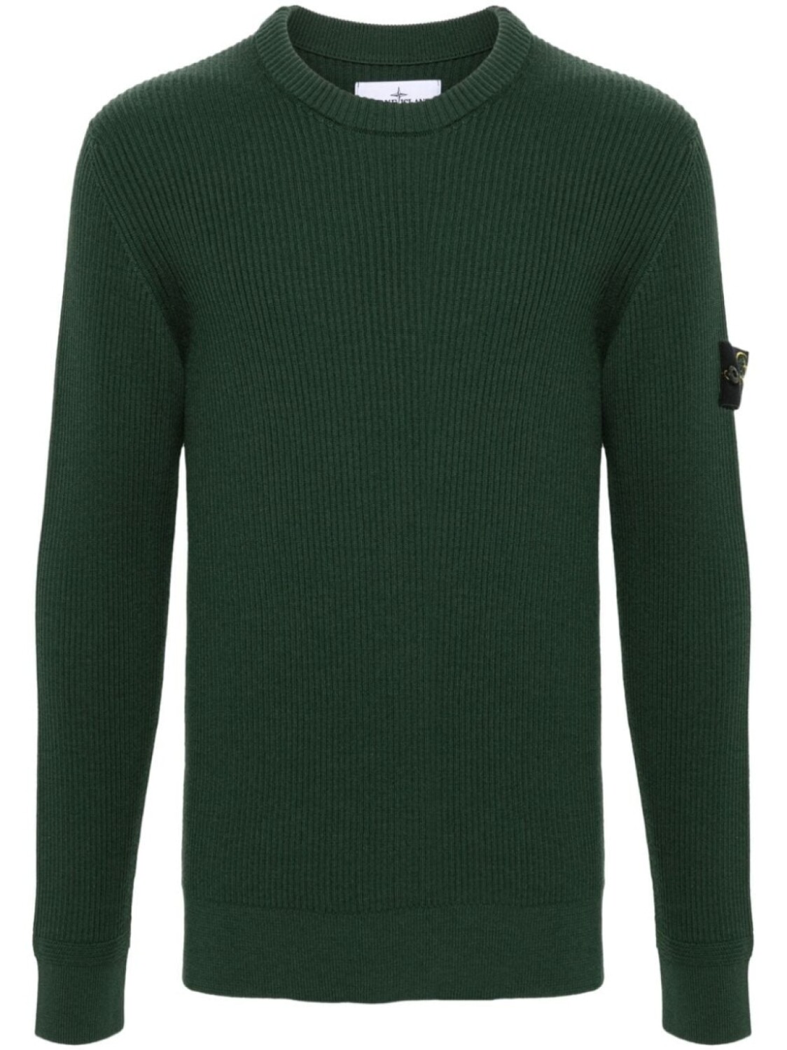 

Stone Island свитер с нашивкой Compass, зеленый