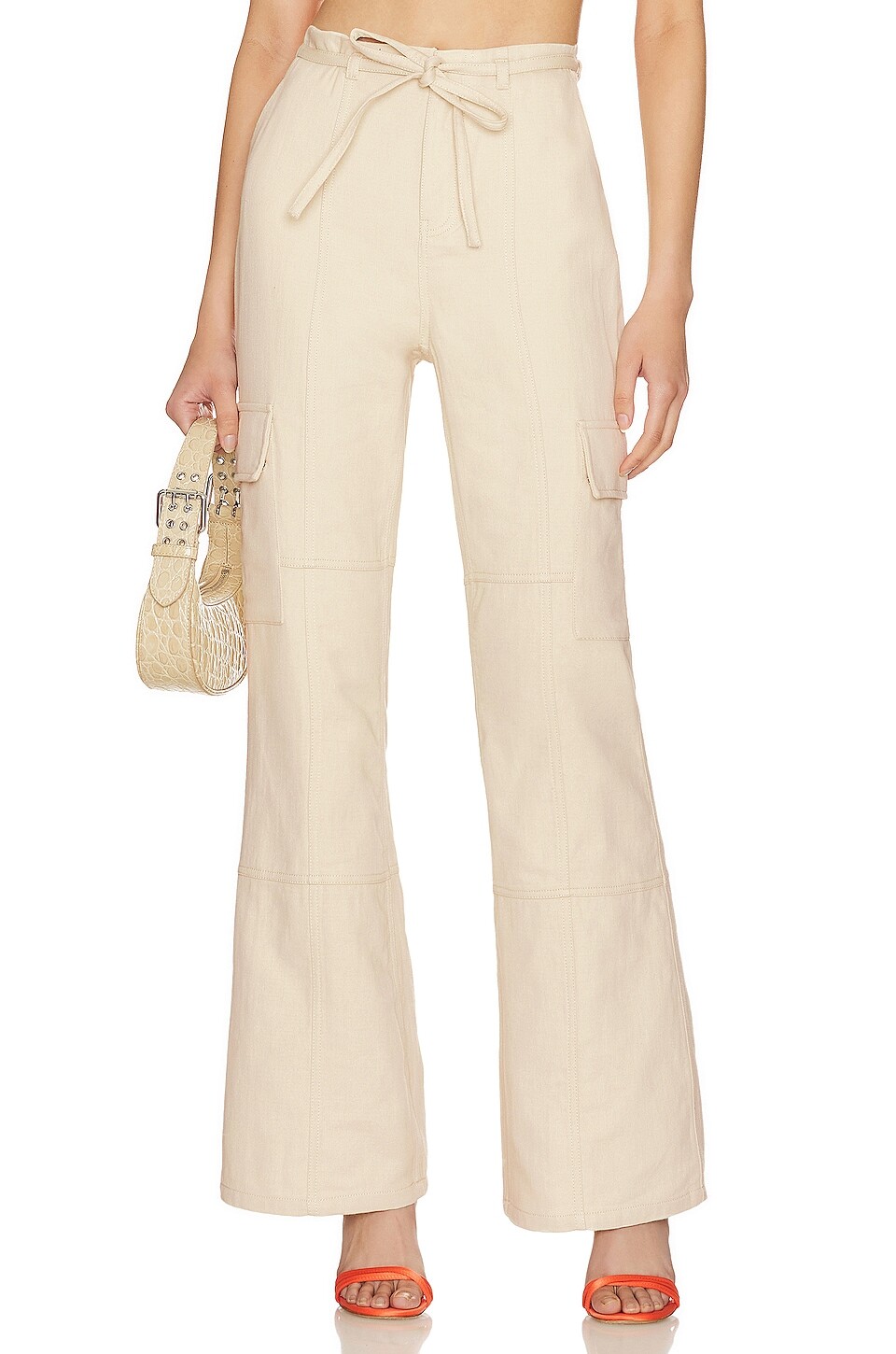 

Брюки Lovers and Friends Ollie Cargo Trouser, бежевый