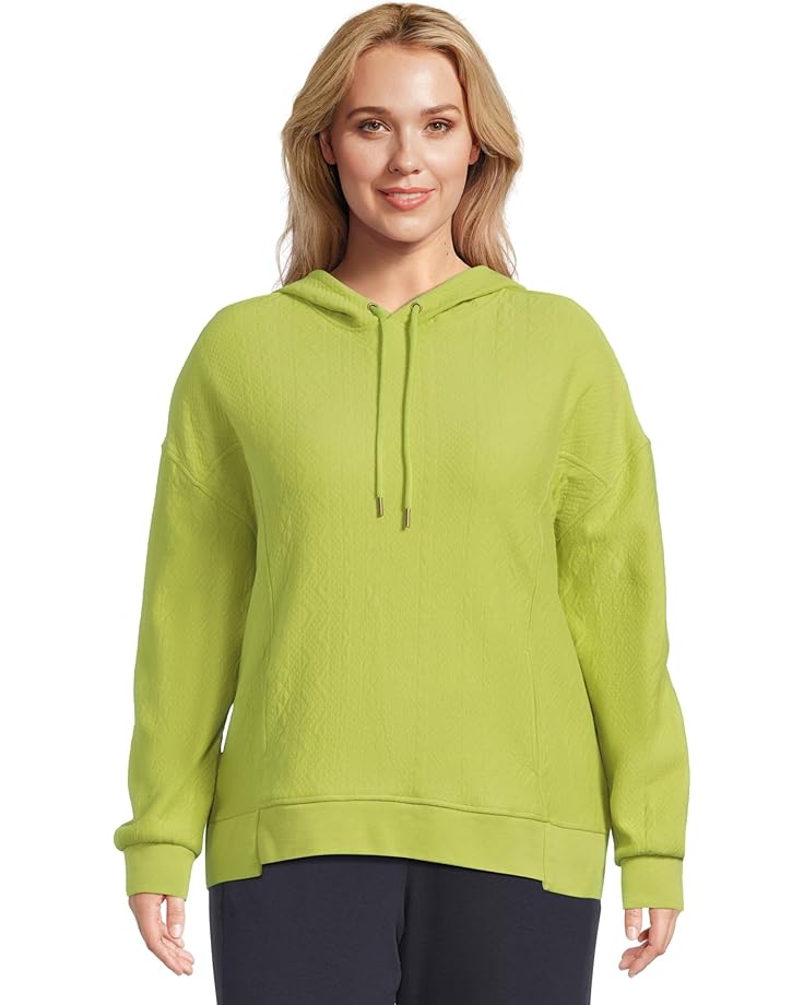 

Худи Mod-o-doc Long Sleeve Quilted Oversized Hoodie, цвет Lemon Lime