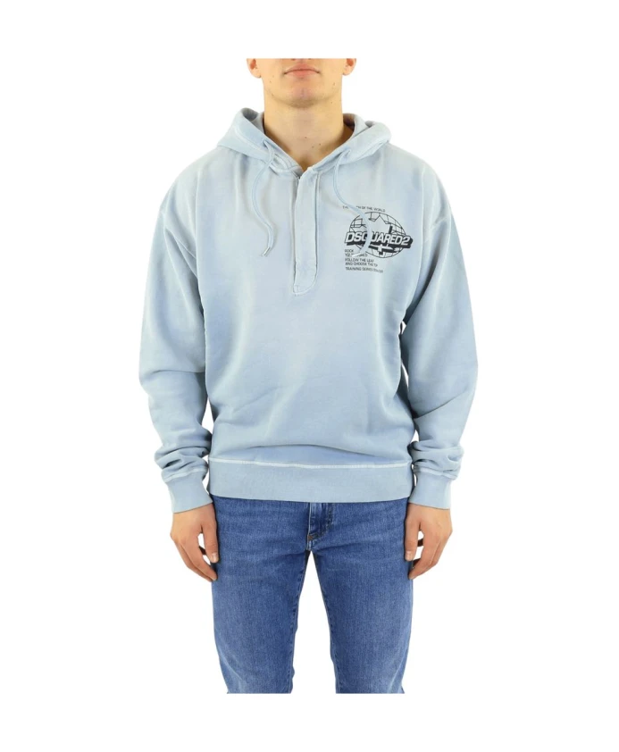 

Мужская толстовка Dsquared2, синий