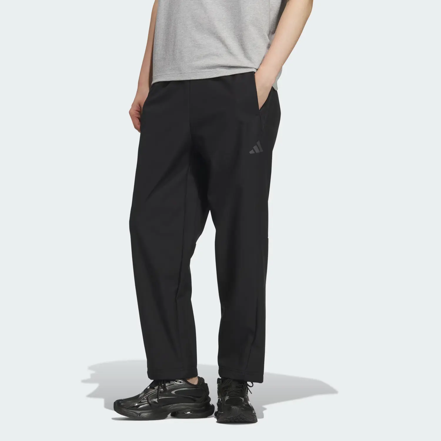 Мужские повседневные брюки soft shell woven Adidas, черный — фото 3