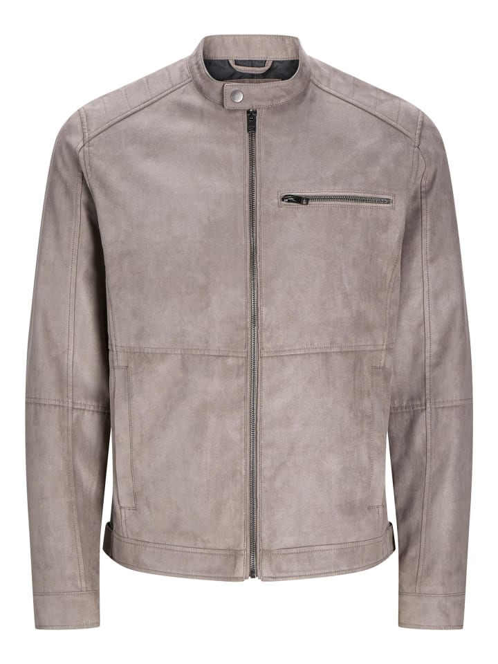 

Кожаная куртка Jack & Jones