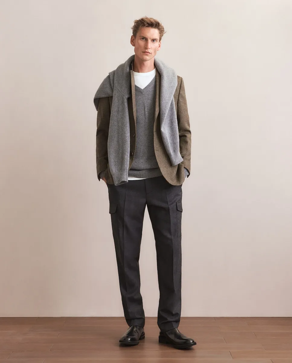 

Классические брюки для мужчин Emidio Tucci, темно-серый