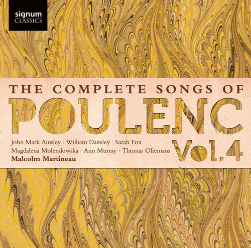 

CD диск Poulenc / Ainsley / Dazeley / Fox: Complete Songs of Poulenc 4