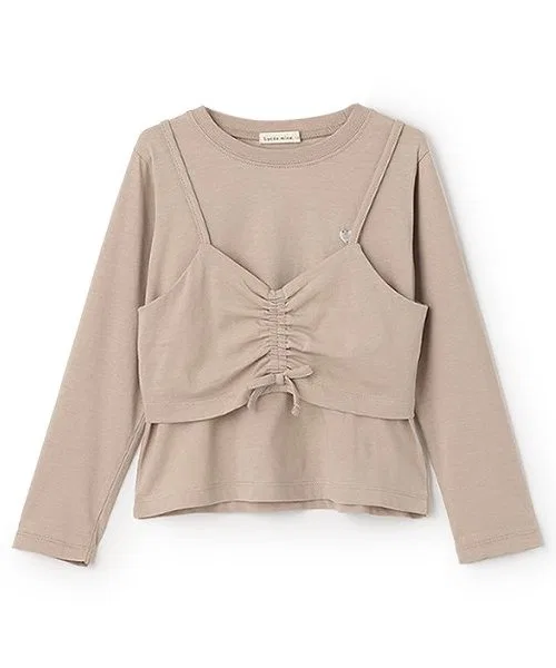 Набор из мини-топа и футболки Soft Cotton, 2 предмета, голубовато-серый — фото 2