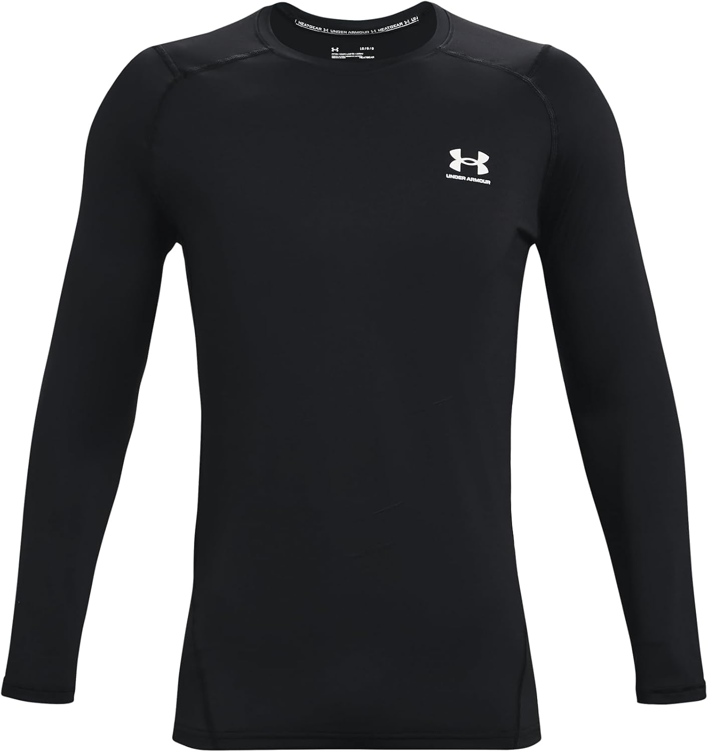 

Under Armour мужская футболка с длинным рукавом Armour HeatGear Fitted, Black (001)/White