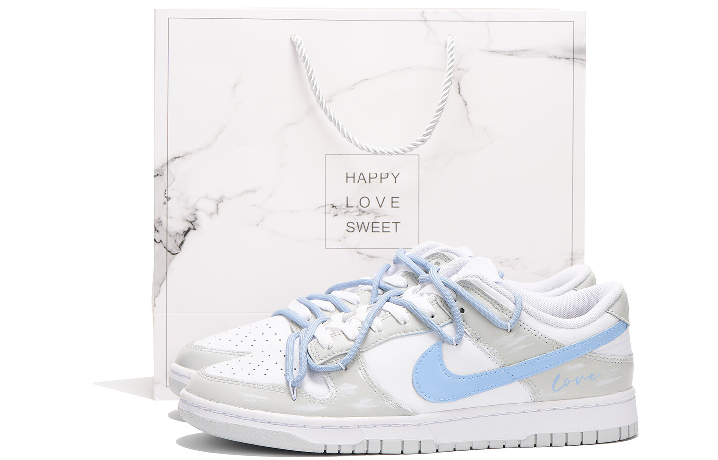 

Кроссовки Nike Dunk Skateboard Shoes Women's Low-Top Gray