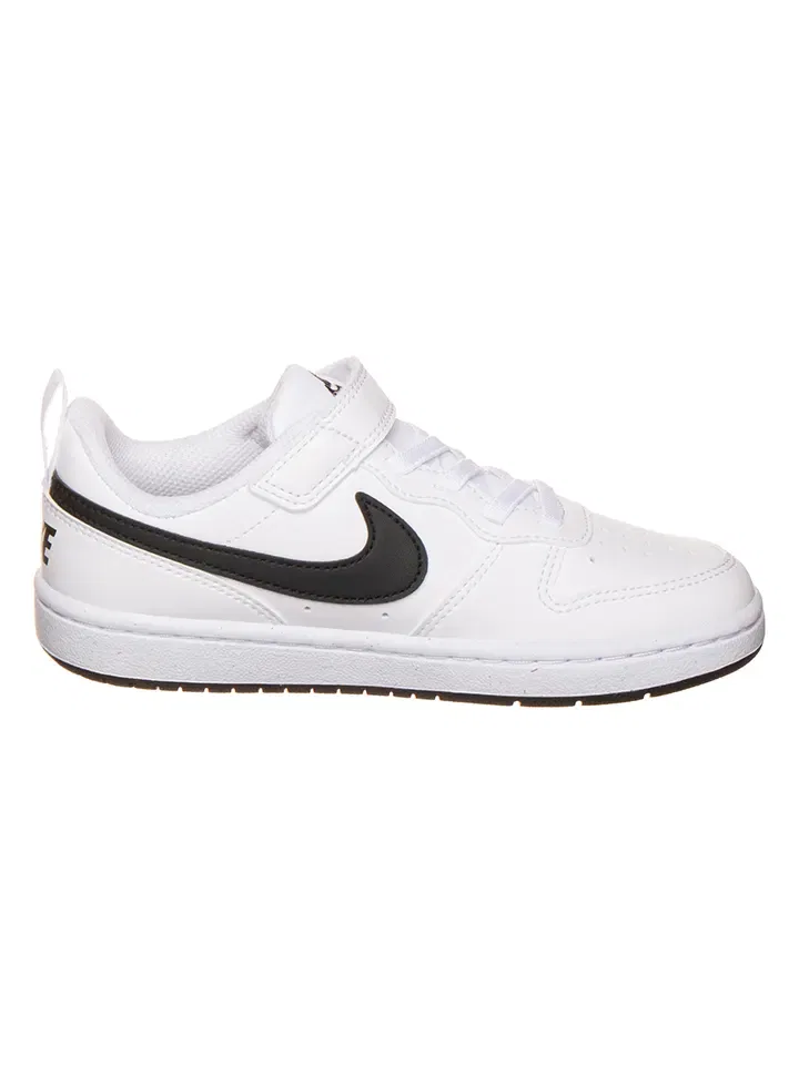 Кроссовки со шнуровкой и липучкой Nike, белый/черный — фото 2