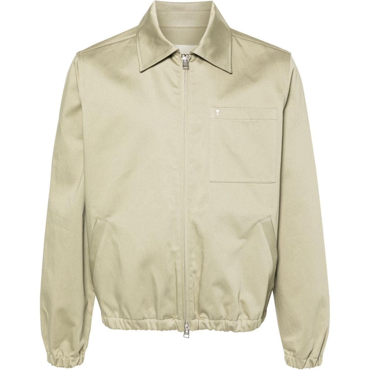 

Рубашка-куртка с вышивкой в виде сердца AMIPARIS, оливковый