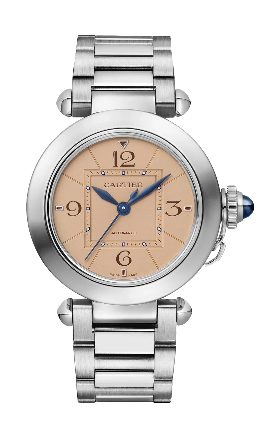 PASHA DE CARTIER 35 ММ, АВТОМАТИЧЕСКИЕ - WSPA0041, золотой