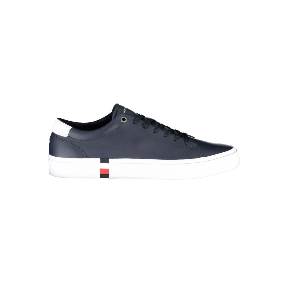 

Синие кожаные мужские кроссовки Tommy Hilfiger
