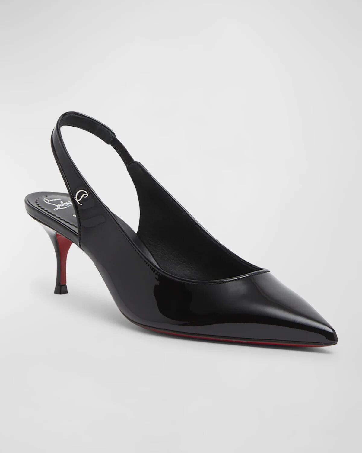 Лакированные туфли Kate Sporty с пяткой на пятке Christian Louboutin, черный — фото 2