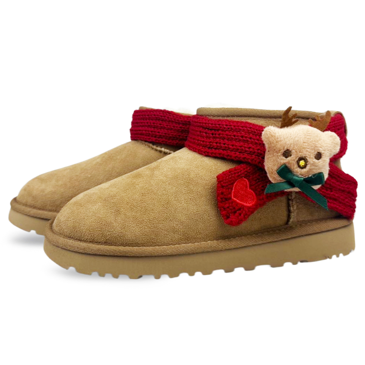 Ботинки Ugg Women's Classic Ultra Mini, каштановый/Малая Медведица/box — фото 3