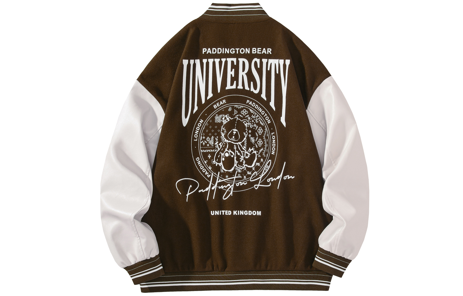 

Paddington Bears Бейсбольная майка унисекс, Coffee (Pinstripe)