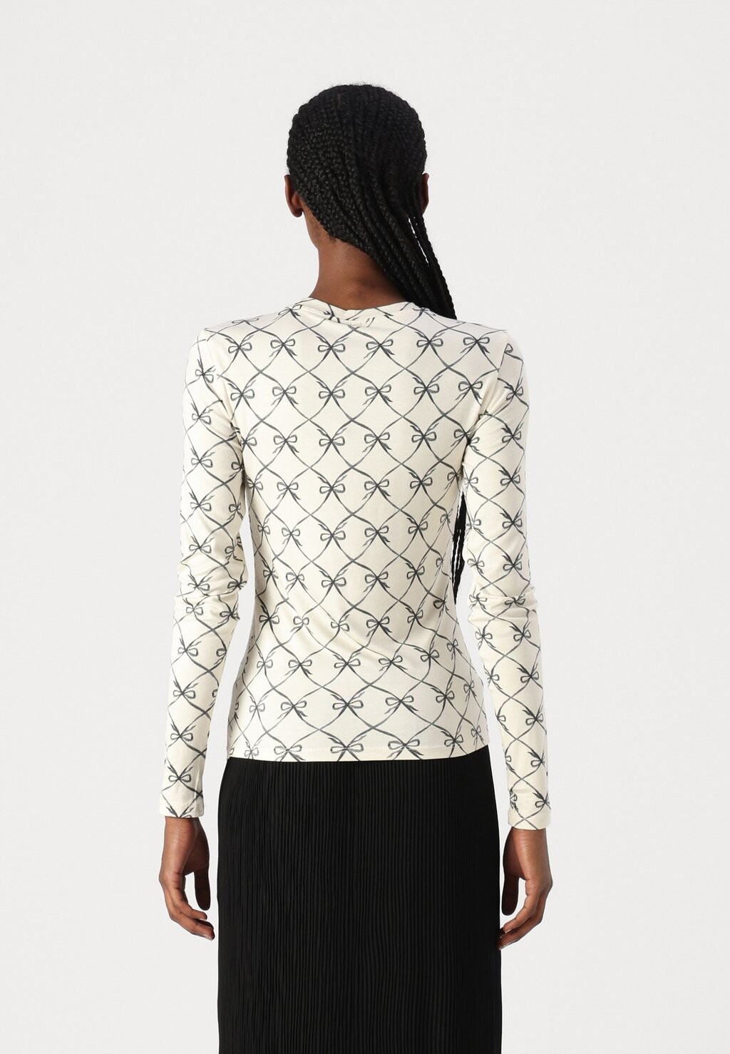

Топ с длинными рукавами VMALBERTE CILIA BOX Vero Moda, бежевый