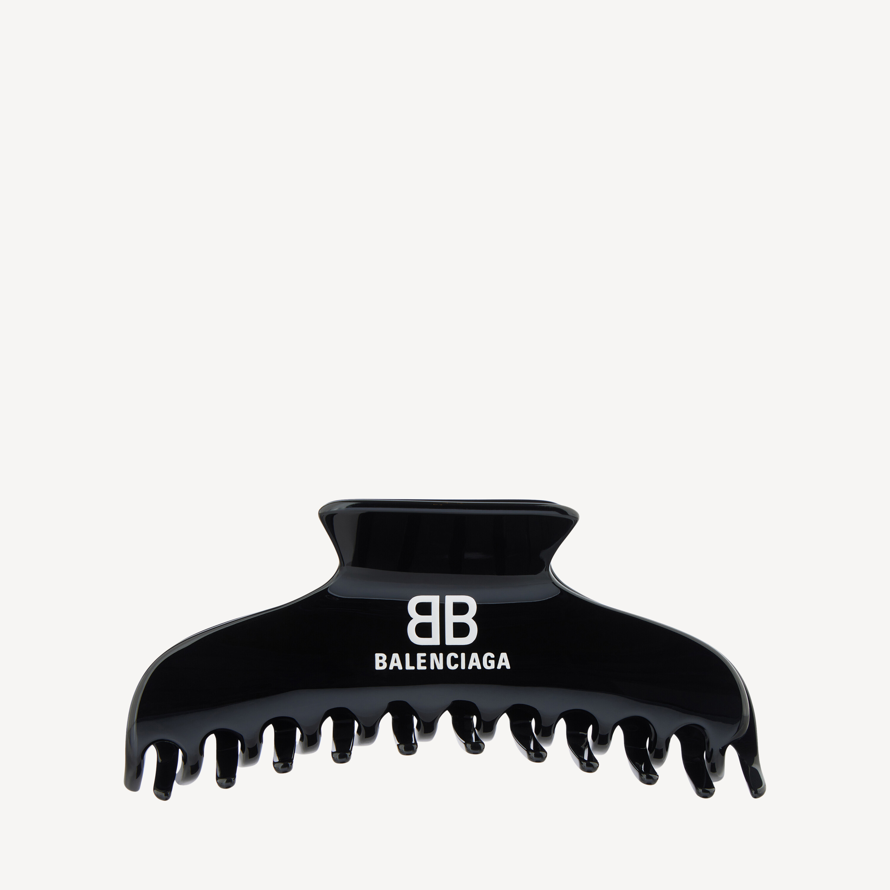 BALENCIAGA Женская заколка для волос Holli в черно-белом цвете