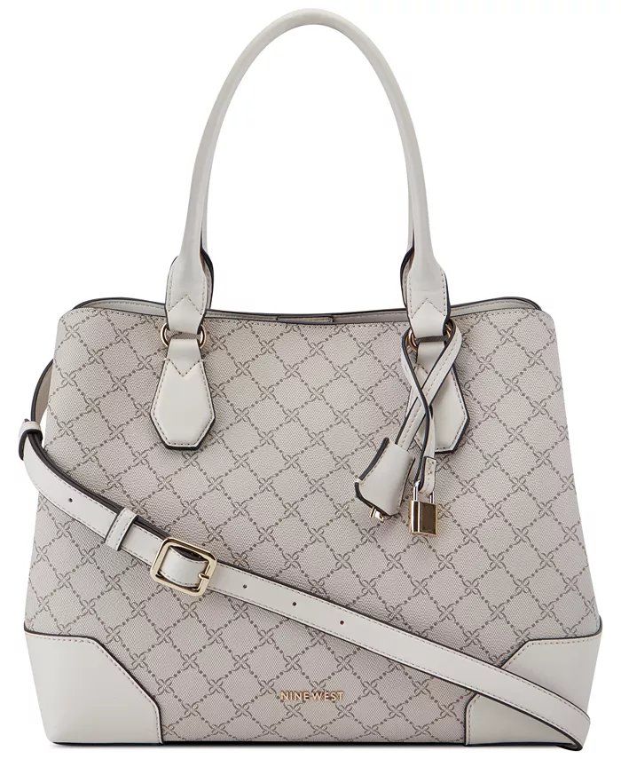 

Багажная сумка Brooklyn Jet Set Carryall Nine West, коричневый/бежевый