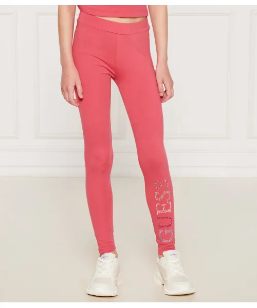 

Леггинсы Slim fit Guess, розовый